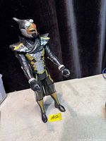 Front angled view of Cybervillain Robo Blaze figure
