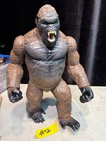Front view of King Kong action figure standing upright
