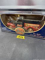 Box front showing die-cast Pepsi-Cola 1940 Ford truck bank
