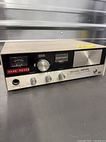 Front view showing gauges, knobs, Realistic Navaho branding