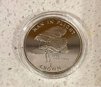 Reverse showing Man in Flight Otto Lilienthal design