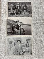 All three postcards laid out vertically