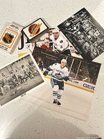 Group image showing both card decks and three prints