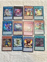 Full set of 12 cards laid out