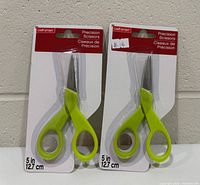 Two sealed packs of Craft Smart 5-inch precision scissors
