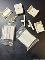 All components laid out showing quantity and types