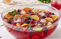 Bowl shown filled to illustrate capacity and appearance