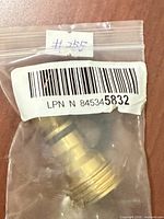 Adapter pair sealed in plastic bag