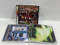 Front view of all three CD jewel cases
