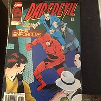 Full view of Daredevil issue 357 comic book front cover