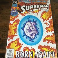 Front cover Superman in Action Comics #687 Born Again