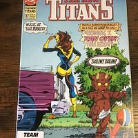 Front cover New Titans #87 comic book