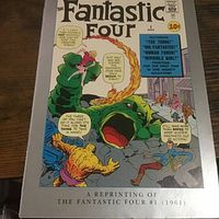 Front cover of Marvel Milestone Edition The Fantastic Four #1 reprint comic