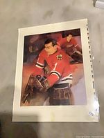 Front view of lithograph showing entire image and border