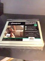 Front view of sealed Beautyrest sheet set package