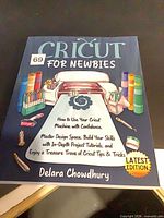 Front cover of "Cricut for Newbies" book