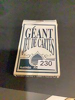 Front of box showing bilingual title and condition