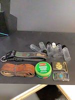 All items laid out on tabletop