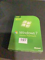 Front of Windows 7 Home Premium Family Pack retail box
