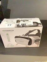 Front view of boxed VR Shinecon SC-G12 headset