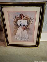 Full view of framed artwork