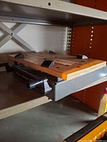 Overall view of Workmate on shelf