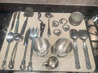 Overview of all items on cutting board