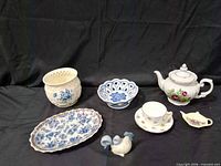 Group shot of all eight items