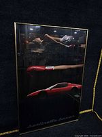 Front view of framed Berlinetta Boxer poster