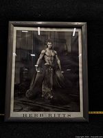 Front view showing full poster and frame