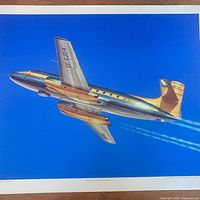 Full view of the C102 Avro Jetliner print