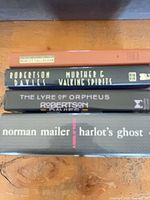 Spine view of all four books