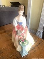 Front view of Royal Doulton Alexandra figurine