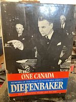 Front dust jacket of signed autobiography