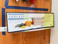 Endurance branded carton showing product and dimensions