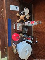 All items arranged in drawer for overview