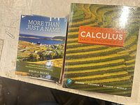 Front covers of More Than Just a Name and Calculus: Early Transcendentals