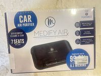 Front of sealed Medify Air MA-CAR box