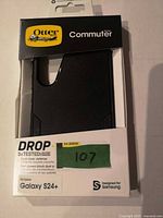 Front view of sealed OtterBox Commuter Series case in retail packaging
