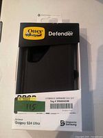 Front of boxed OtterBox Defender Series S24 Ultra case