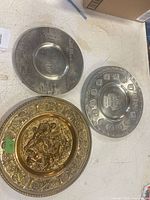 All three plates showing size and variety