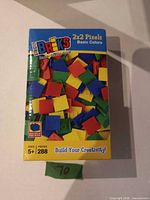 Front of sealed Strictly Briks 2x2 Pixels box