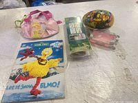 All five items arranged together