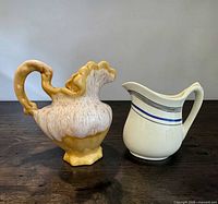 Both pitchers side by side on table