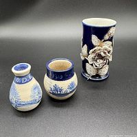 All three toothpick holders side by side showing size and style differences