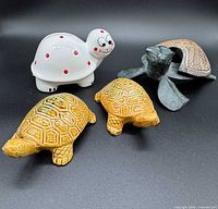 group view of all four turtle items