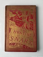 Front cover showing gilt-decorated red cloth binding