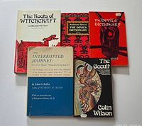 All five books front covers visible