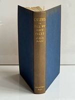 Book standing upright showing blue boards and gilt-lettered spine