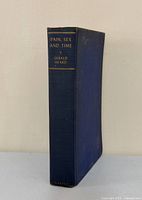 Spine view showing title, author and publisher stamping